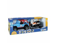 bruder jeep and trailer